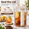 Built In Measurement Scale Cold Brew Pitcher Brewing Coffee Carafe  Home Camping