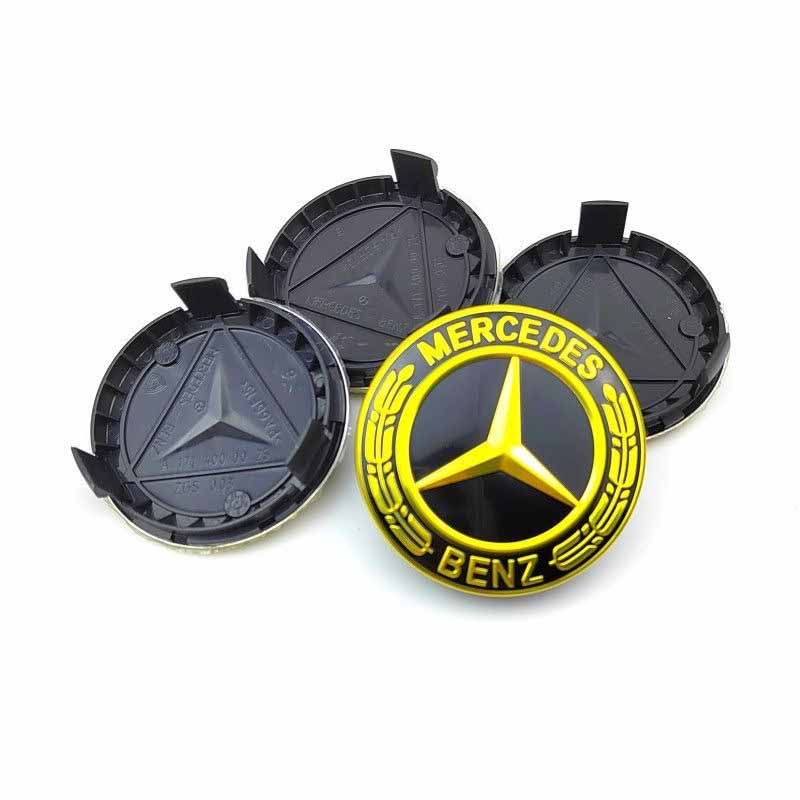 4 szt. 75 mm A1714000025 Dekielki do felg Piasty do Mercedes Benz W176 W177 W204 W205 W212 W213 W206 X156 X253 W117 Części samochodowe