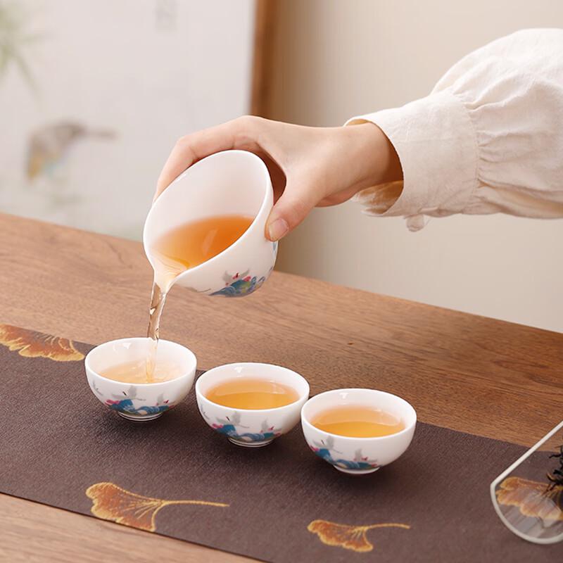 Bafang Li Zhirisheng 13-Piece Ceramic Tea Set