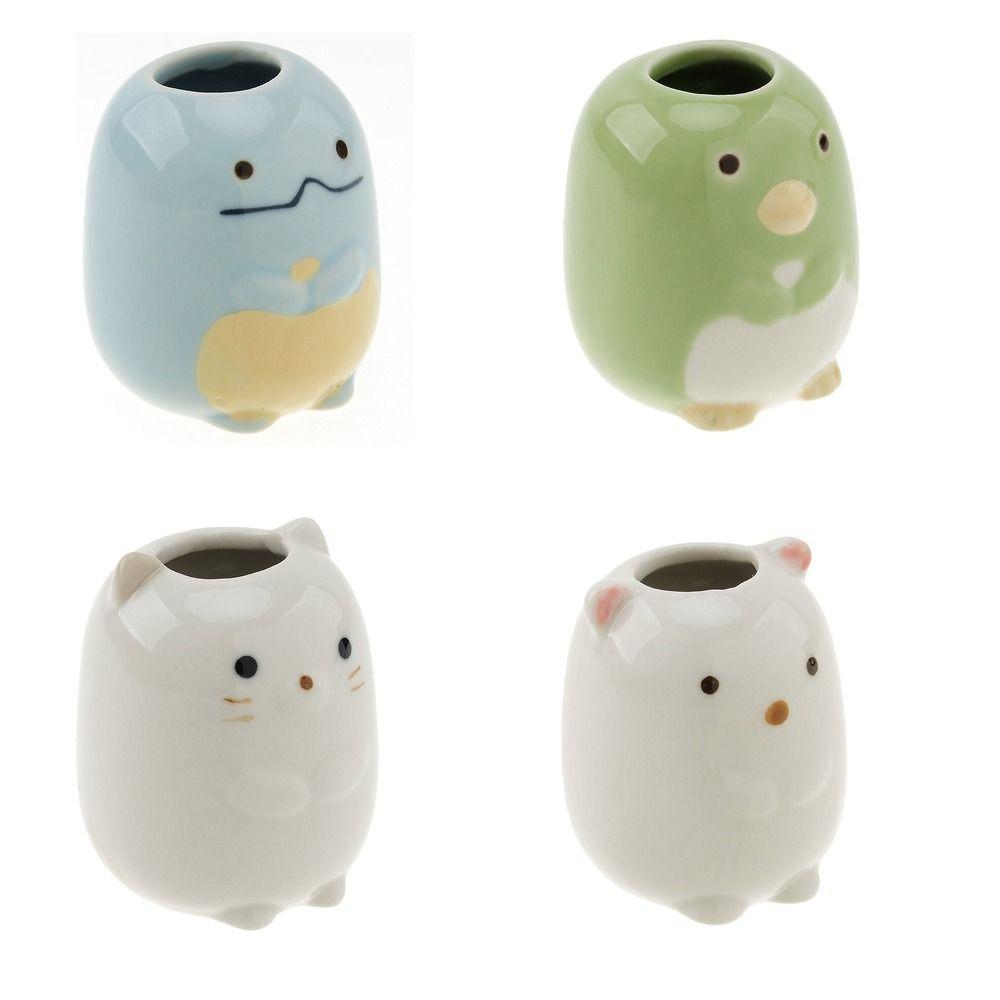 Animals Bathroom Accessories Storage Box Toothbrush Holder Toothpick Dispenser Tooth Brush Stand