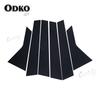 6Pcs Car Window Pillar Posts Door Trims B C Column Stickers Cover Glossy Black for Nissan Qashqai J10 2008-2013