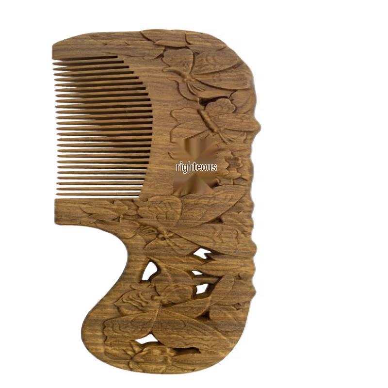 Green Sandalwood Hair Comb
