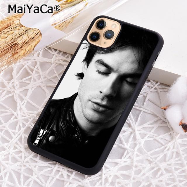Coque de téléphone Ian Somerhalder Damon Salvatore Vampire Diaries Pour iPhone 17 Air 16 15 14 plus 12 13 pro max coque
