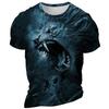 Men's Graphic Animal Lion T-shirt Short Sleeve T-shirt 3D Printed Shirt Daily Designer Retro Sports Outdoor Holiday Summer Clothing