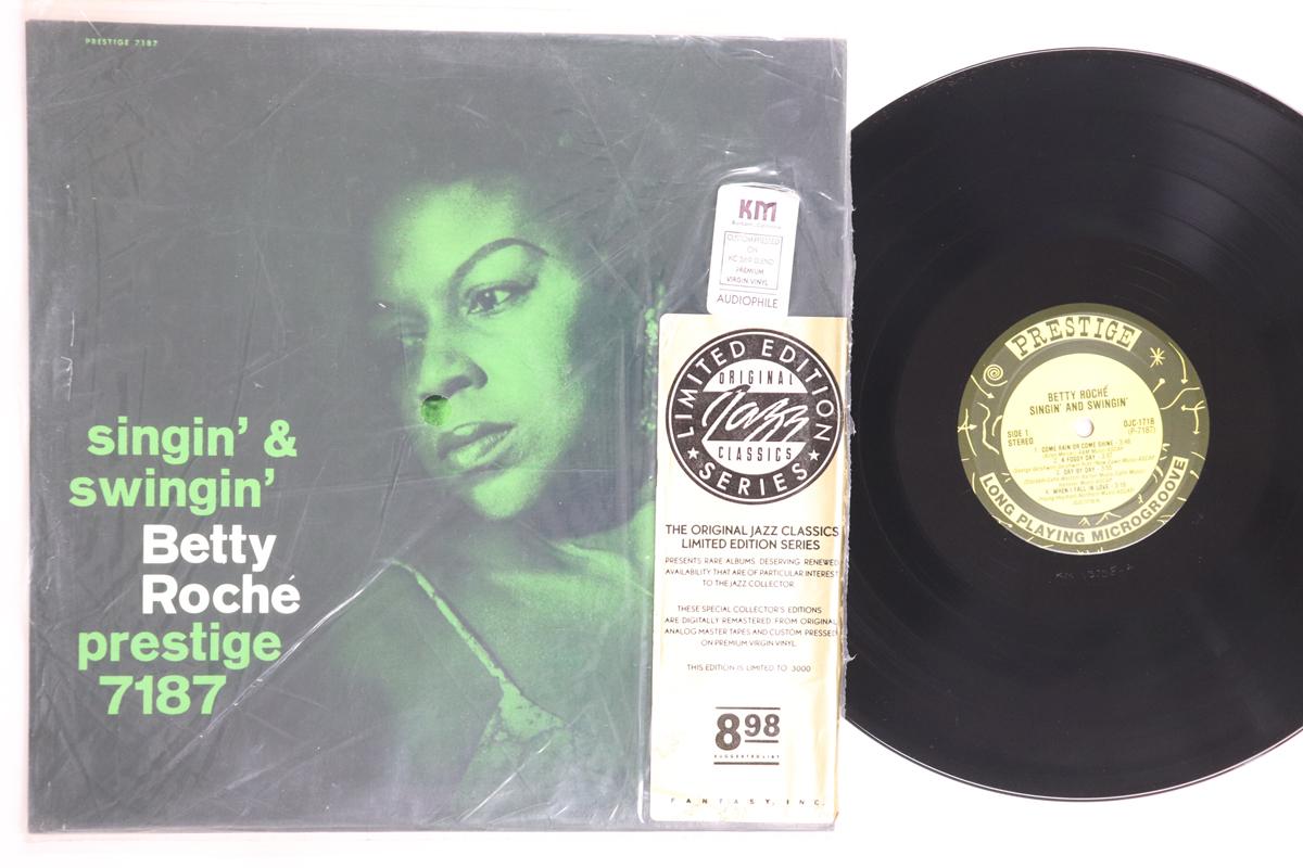 

LP Record BETTY ROCHE Singin Swingin OJC1718 ORIGINAL JAZZ C 1986 US Jazz Used