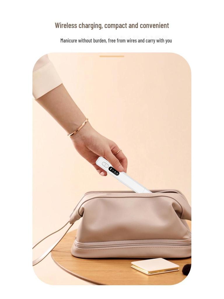 Portable Electric Nail Care Grinder - Wireless Nail Polishing Pen