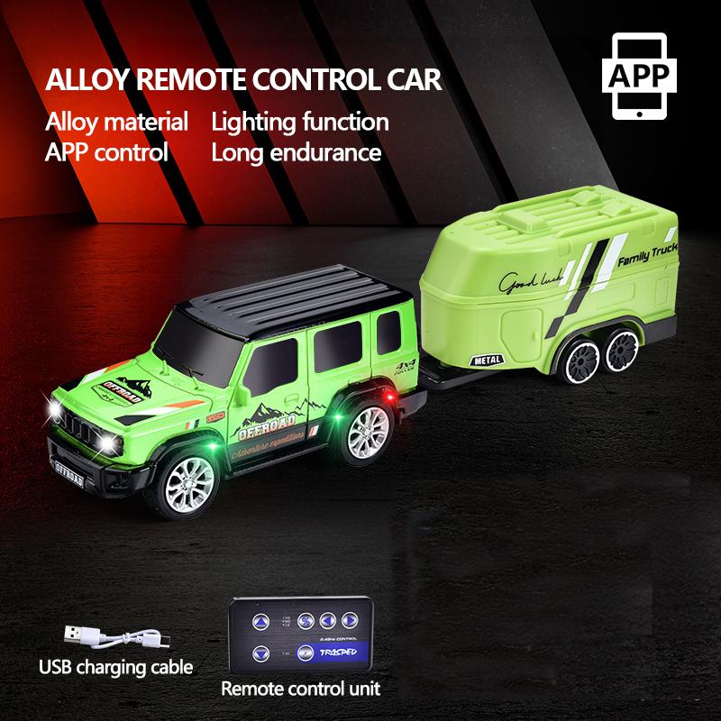 Kid 1: 64 Dual Mode Mini Remote Control Car Children's Toy Car Charging Wireless Simulation Alloy Off Road Vehicle RC Gift Boy