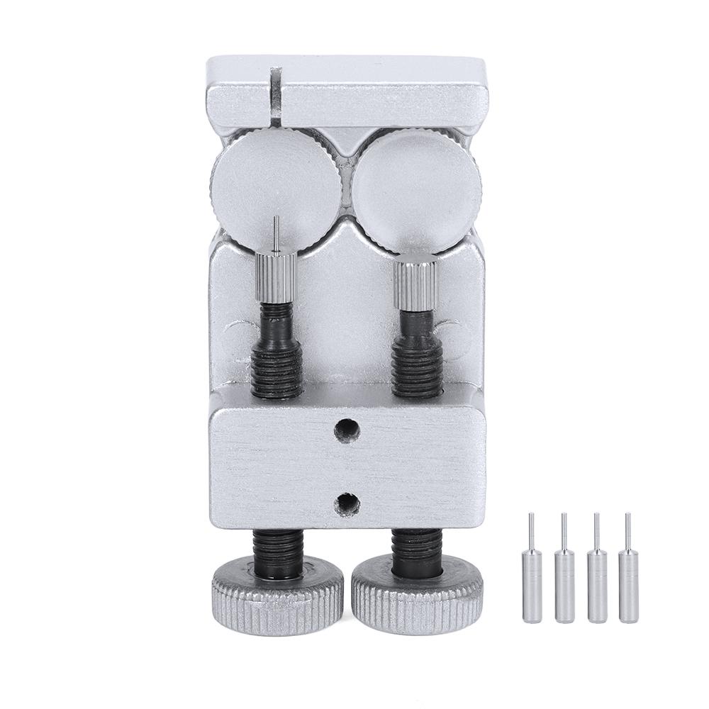 

Інструмент для зняття та встановлення штифтів браслета годинника, ремонтний, для регулювання розміру, набір 2070 з 4 додатковими голками-пуансонами, набір штифтів-пружинок для заміни