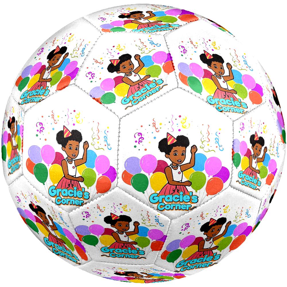 Gracie's Corner Theme Size 5 Soccer Ball, Suitable for Both Indoor and Outdoor Matches, a Gift Suitable for Everyone.
