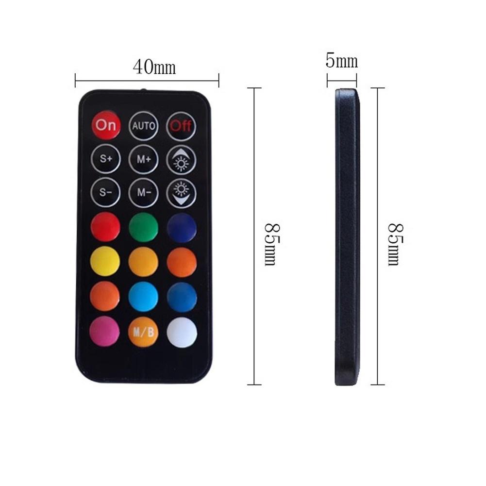 ARGB Blæsercontroller 6-pins Interface Med Trådløs Fjernbetjening Matchende Hub Inkluderer Musikrytme Mønstre Til PC Kabinet