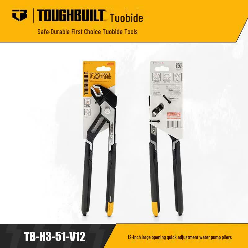 TOUGHBUILT 12-inch Water Pump Pliers