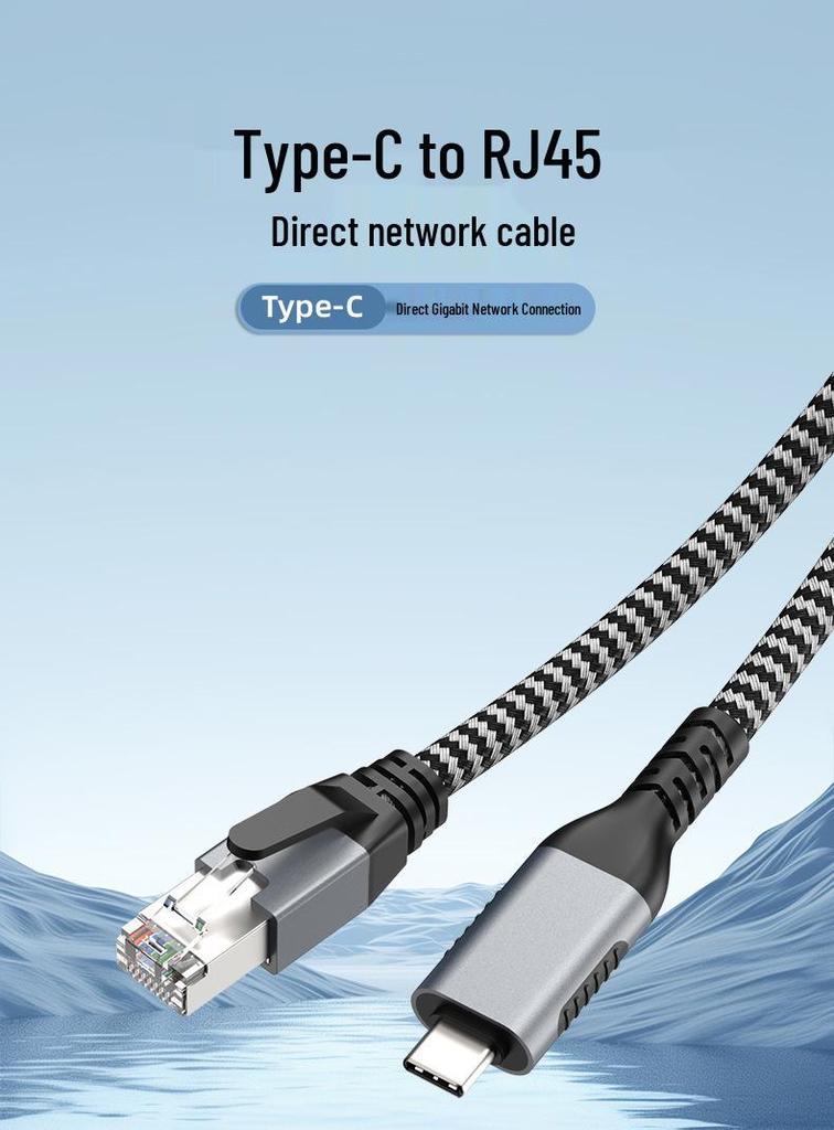 USB 3.0 Type-C To RJ45 Gigabit Ethernet Adapter