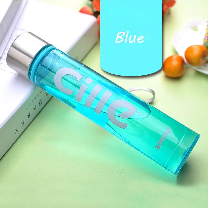 Colorful Leakproof portable water bottle Sports light kettle Travel camping hiking office kettle New Mini kids water bottle