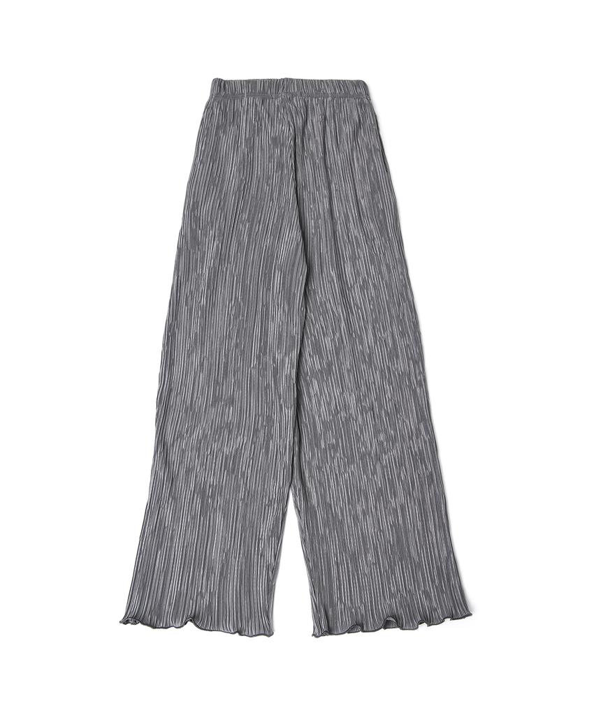 STARRYEYED Daily Pleated Elastic Waist Pants (Charcoal)