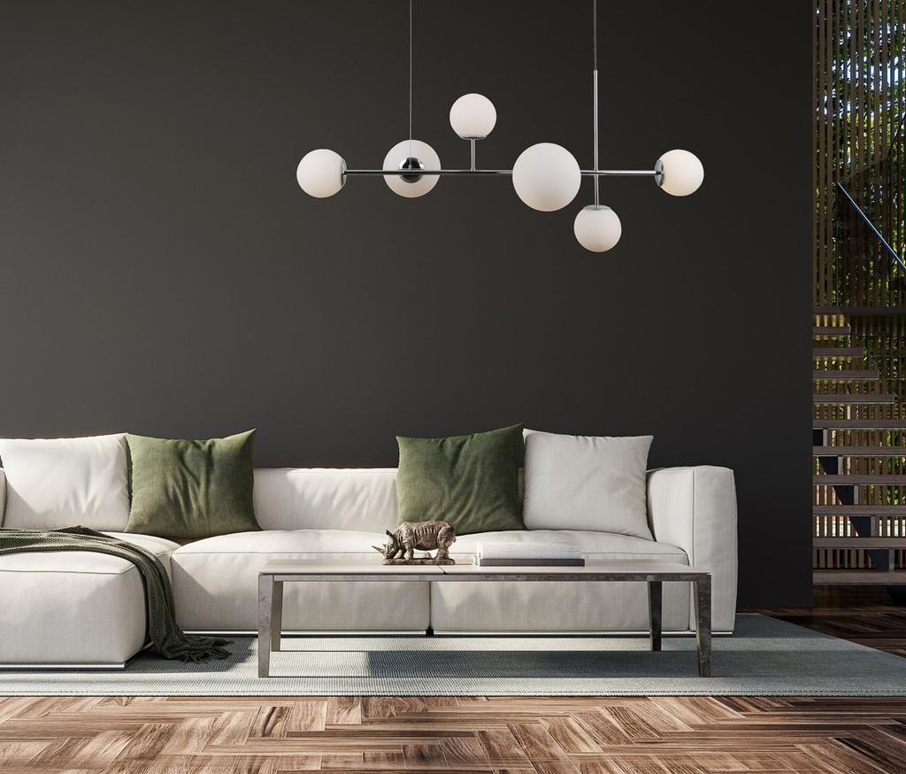 Hängeleuchte VAILANTE PND-31221-6B-CH Italux