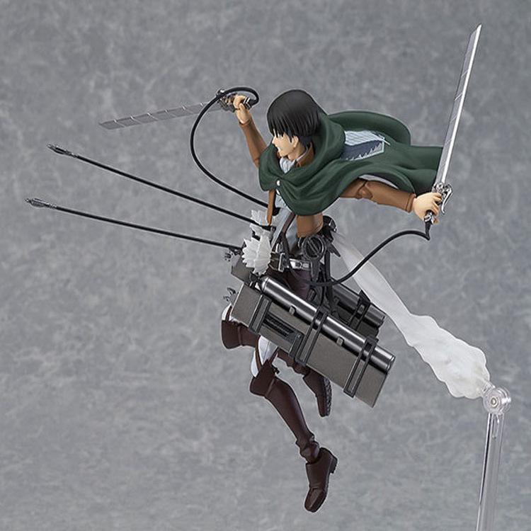 Attack on Titan: Captain Levi, Eren, and Mikasa Action Figures