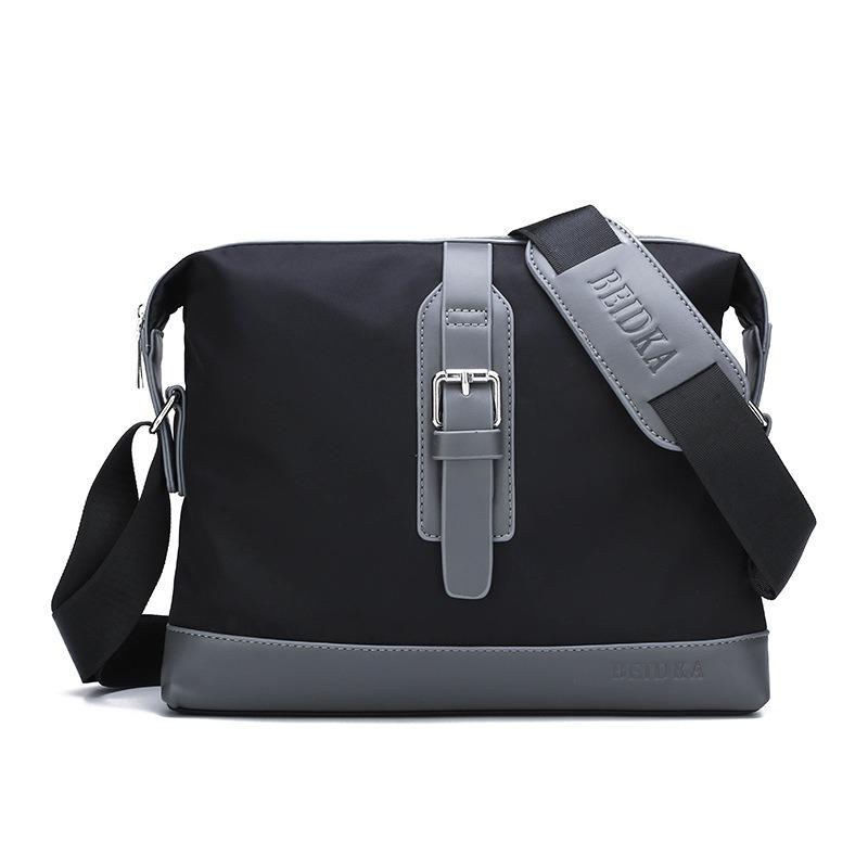Large-capacity Casual New Men's One-shoulder Cross-shoulder Oxford Cloth Horizontal Back Bag