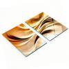 Multifunctional Decorative Glass Boards Abstract Waves 2x40x52 Cm