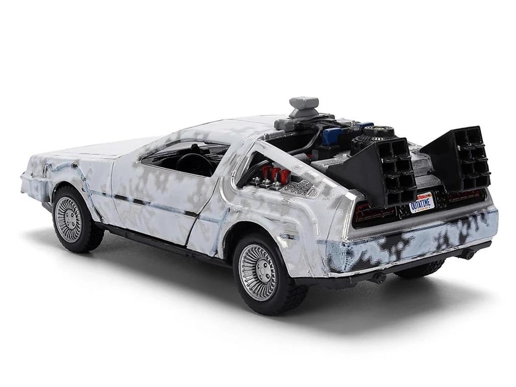 JADA TOYS 1/32 Scale Back To the Future 40th Anniversary DeLorean Time Machine Truck Package Hollywood Rides [Parallel Import]