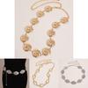 Retro Design Geometric Shape Metal Casual Waist Chain For Vintage Style Women Summer