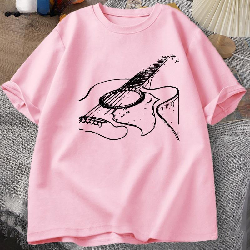 Acoustic Guitar Tshirt Musician Tee Think Out Loud Apparel Guitar Player Shirt Gift For Madam Cool Band Shirt Music Loverartist