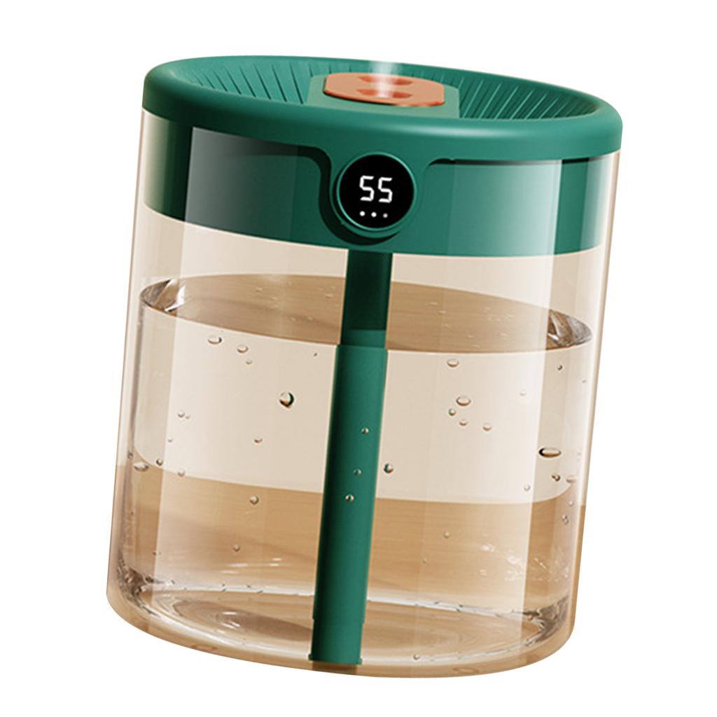 2L Double Nozzle Air Humidifier USB Double Jet Humidifier with LCD Humidity Display Large Capacity Aroma Oil Diffuser