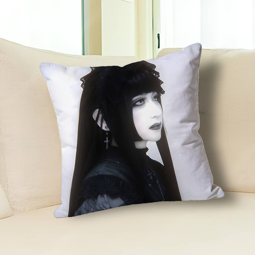 M-Mana Gothic M-Malice Mizer Various Sizes Square Pillow Case For Car Home Bedchamber Decor Custom Valentine gift