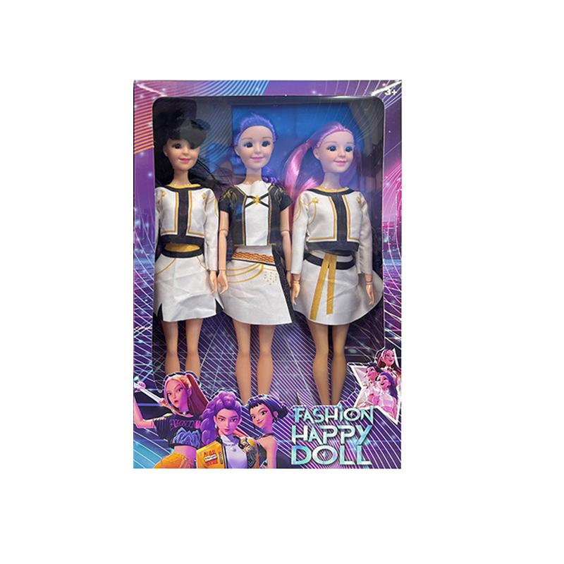 Anime K Pop Demon Hunters Witch Hunter Group High Appearance Glue Doll Doll Girl's Heart Decorative Doll Holiday Gifts