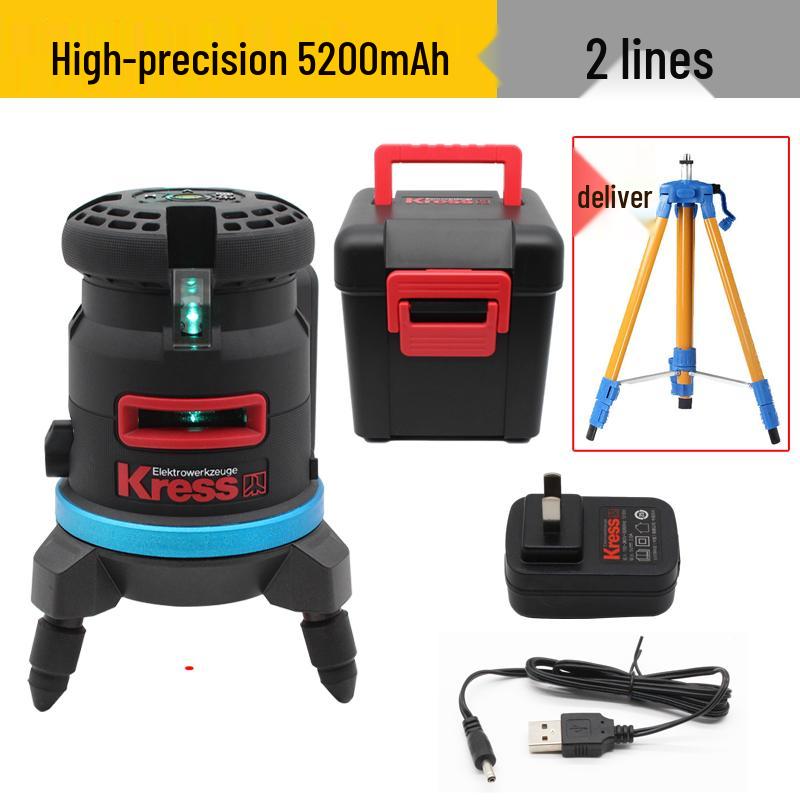 Proiettore Laser Infrarosso Kress Green Autolivellante a 2 Linee 5 Linee