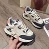 Women's Shoes  Autumn New Vintage Platform Sneakers Versatile Thick Sole Colored Street Casual Shoes Zapatillas Mujer
