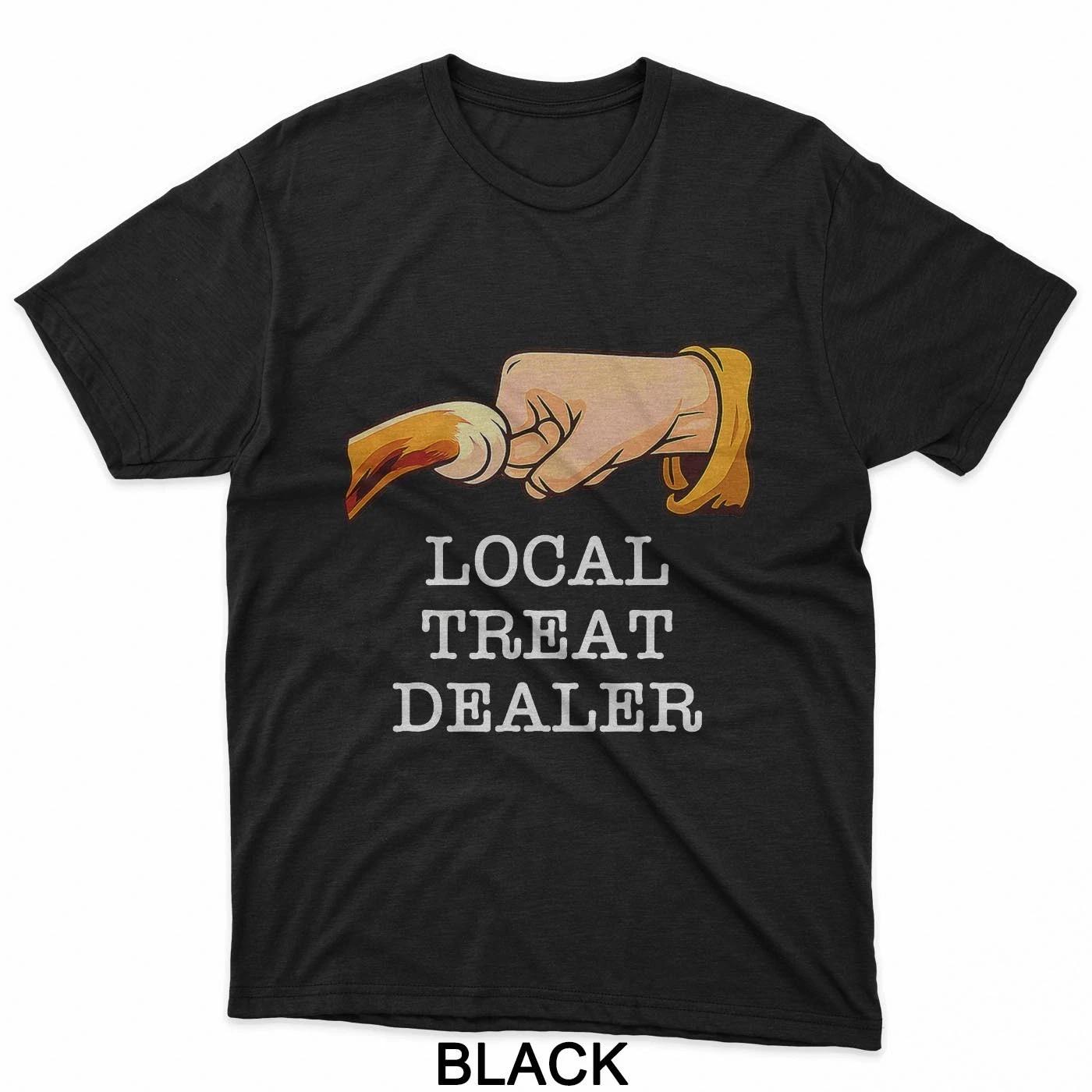 

Womens Cat Local Treat Dealer T-Shirt 2XL