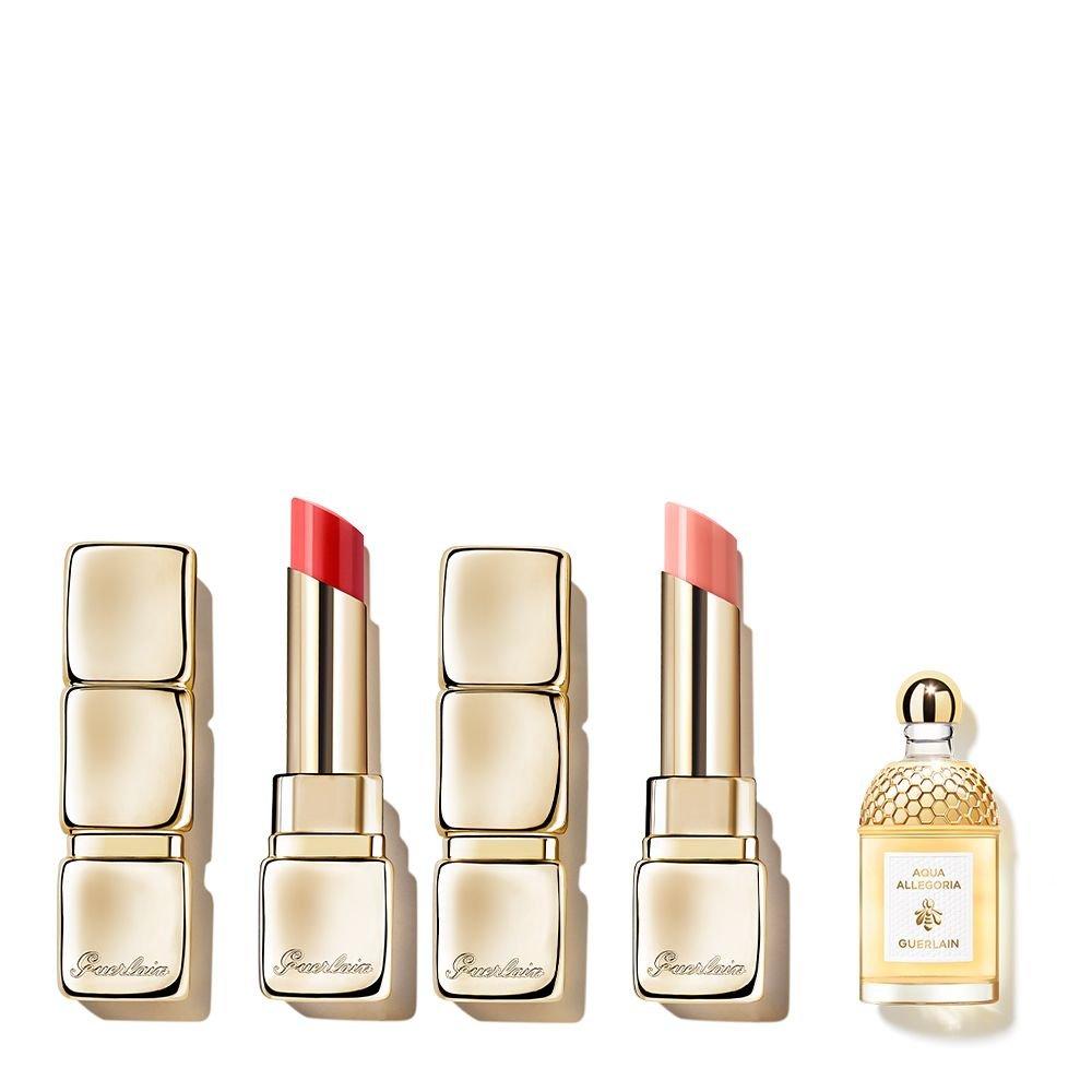 [Guerlain][Galleria Exclusive/Song Hye-kyo Lip Balm] KissKiss Be Glow Lip Balm Duo Set (+15ML Perfume Gift) 358 Pearly Rose