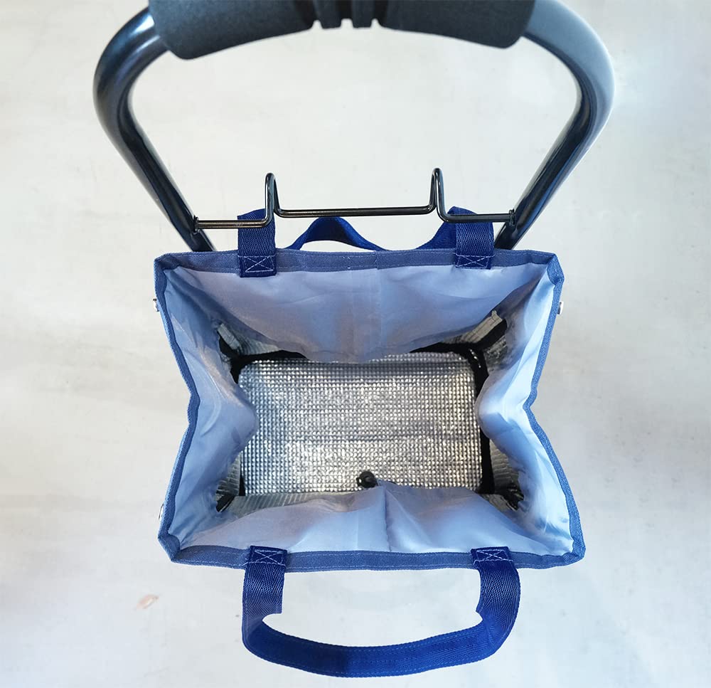 moz Shopping Carry Tote Large Cooler Quiet Operation Cart, Lightweight, Stylish, Insulated, Capacity, Carry-On Bag,