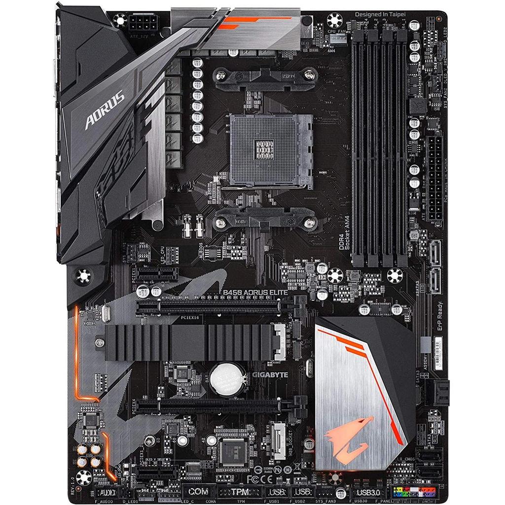 Gigabyte Płyta główna B450 AORUS ELITE ATX Gaming AMD B450 MB4624 [Z chipsetem]