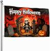 Double-Sided Halloween Garden Flag for Outdoor Porch Yard Decoration