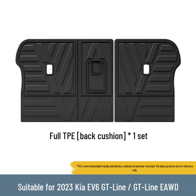 Kia EV6 Floor Mats Set (2022-2023) - Full Coverage TPE Mats & Trunk Protector