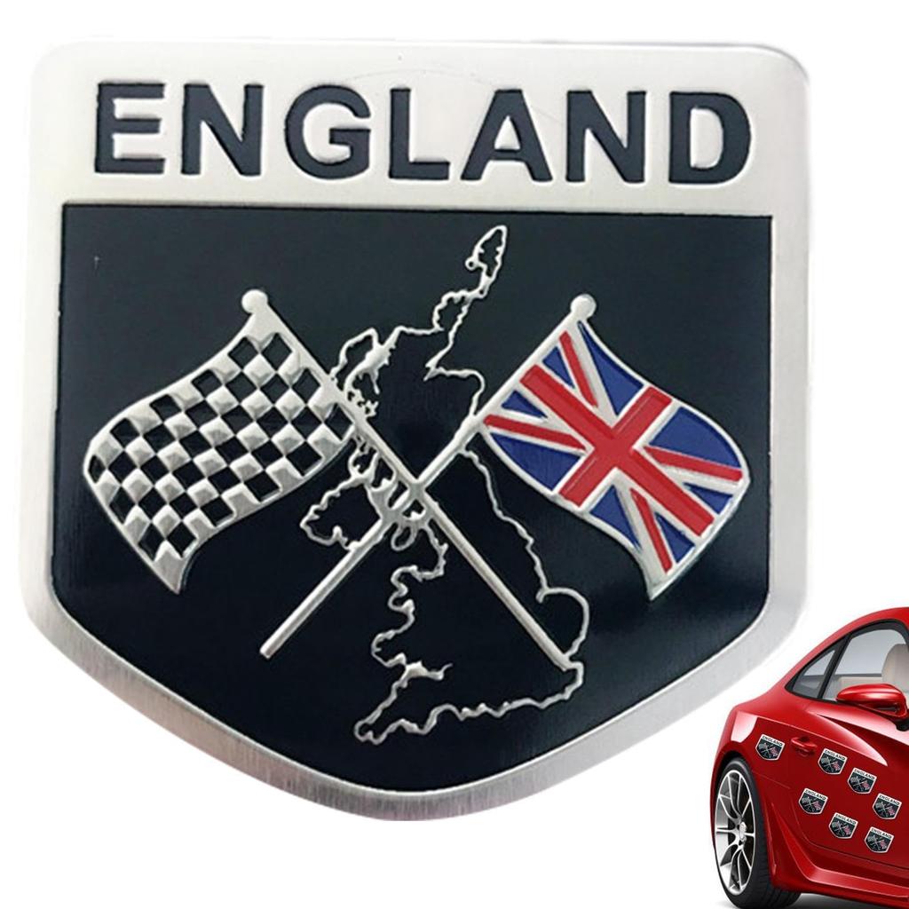 Union Jack Flag Emblem Sticker - UK Flag Emblem Decal Sticker, England UK Flag