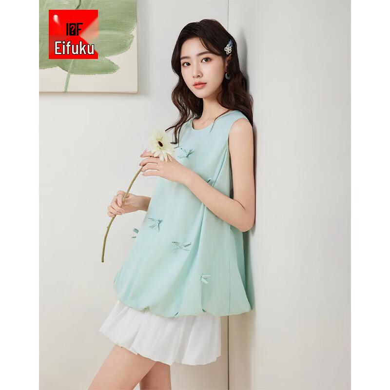 IEF Французский Стиль Бант Комплект из Двух Предметов Юбка L