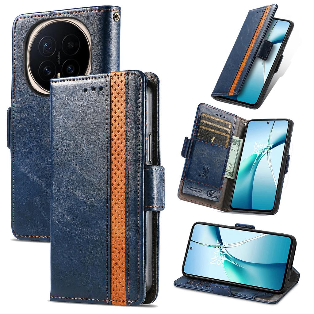 CASENEO For Honor Magic8 Pro 5G Phone Cases PU Leather Cover Stand with RFID Blocking Wallet