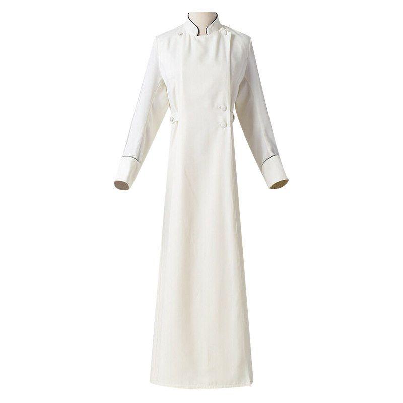 Halloween Adult Men and Women Medieval Clothing Black Beige Priest Cos Costume Robe Formal Dress Cosplay Stage Costume