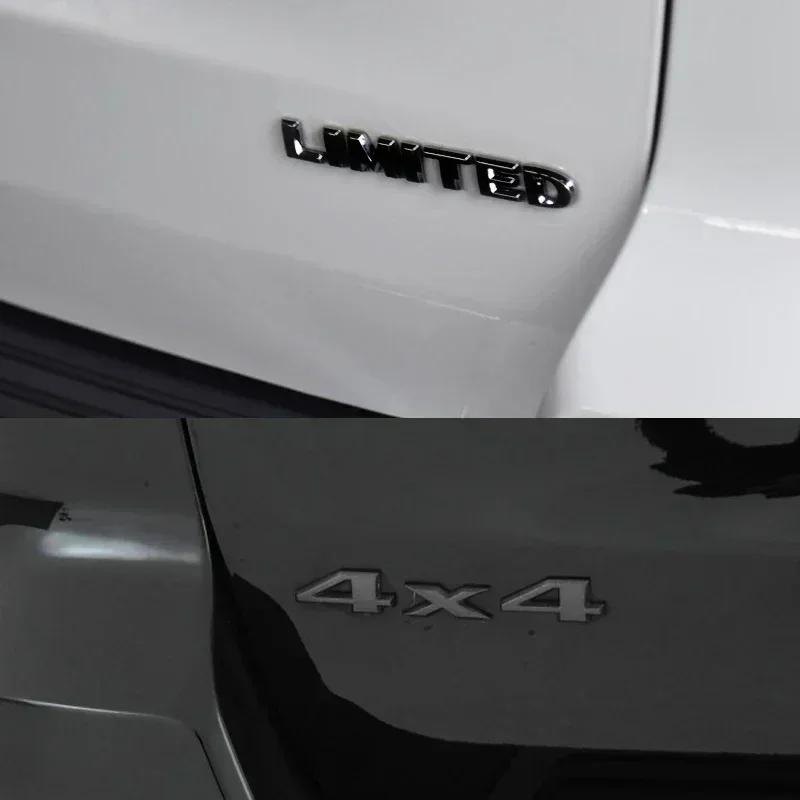 Pegatinas 3D de metal para maletero de coche, emblema de letras limitadas 4x4, Grand Cherokee Compass Renegade 2006-2011, accesorios.