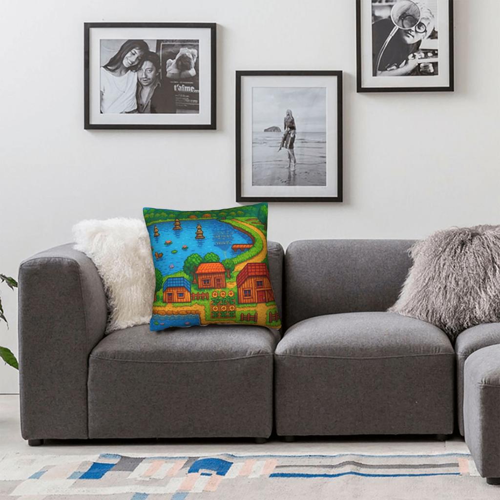 Stardew Valley Tiere Hühner Kissenbezüge Kawaii Kissenbezug Für Sofa Heimdekoration Grafik Kissenbezug