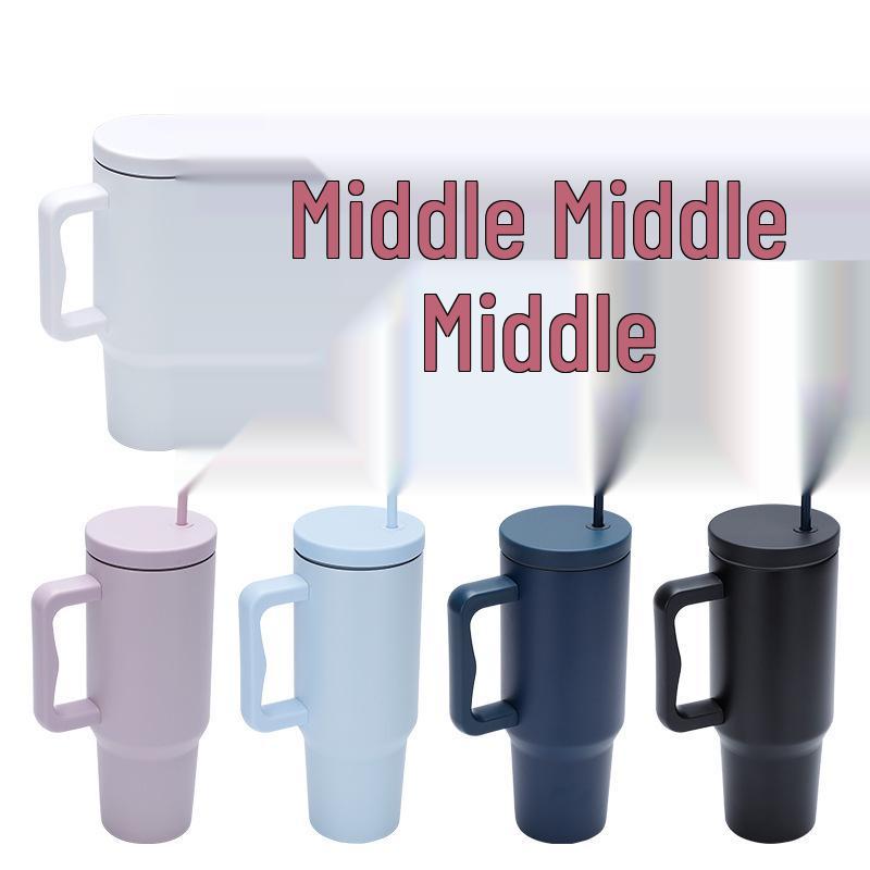 Third Gen 40oz Handle Thermos Cup, 304 Stainless Steel, Large Capacity for Vehicles, Ice Cooler Cup.