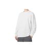 Nike Tricou Casual Sport Culoare Solidă Larg Decolteu Rotund Mânecă Lungă Umeri Căzuți Topuri Bărbați Alb FB8586-100