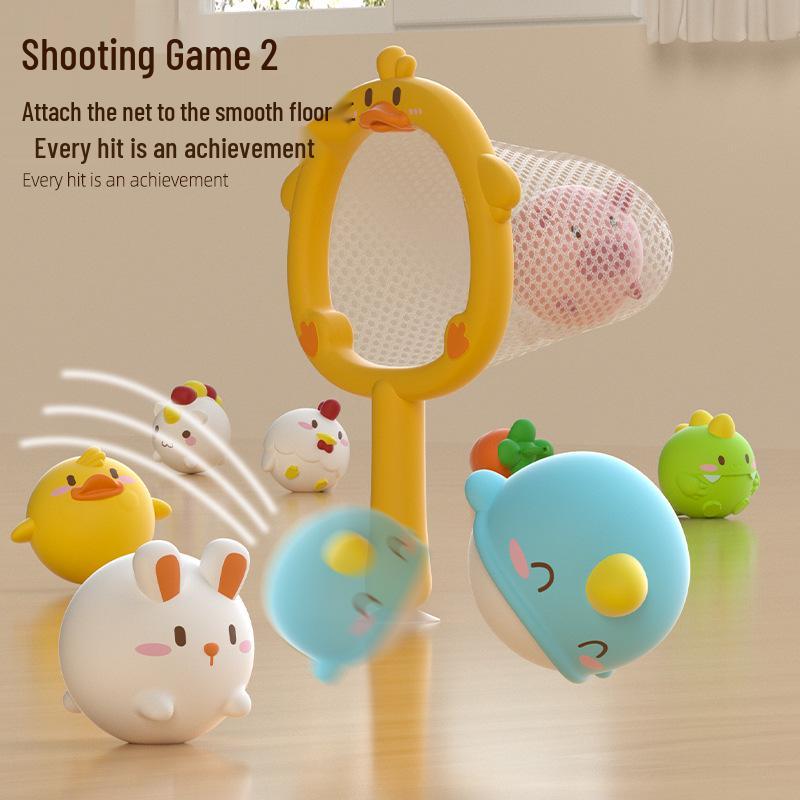 Cross-border Baby Bath Toys: Little Yellow Duck Scoop for Children Ages 0-3 – Water Play, Light-Up Toys for Bathroom and Swimming