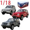 Diecast 1/18 სუზუკი ვიტარა ესკუდო SUV სათამაშო მანქანის მოდელი ლითონის სუზუკი გამავლობის მანქანის კოლექციის მოდელი დეკორაცია სათამაშოები ბიჭებისთვის