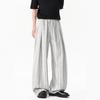 American High Street Contrasting Color Vertical Striped Casual Pants Men's Summer New Trendy Brand Loose Silhouette Drape Pants