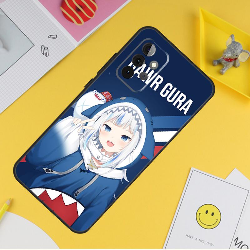 

Чехол Gawr Gura Hololive Girl для Samsung Galaxy A54 A34 A14 A13 A33 A53 A12 A32 A52 A71 A51 A15 A25 A35 A55 Samsung A32 4G