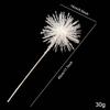 Plastic Christmas Artificial Flowers 45cm Glitter Glitter Fake Flower DIY Simulated Xmas Decorative Flowers Christmas Decor