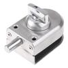 24TE Stainless Steel Glass Door Lock Knob Sliding Floor for Latch Lock Bolt Ground Lock for Bathroom Toilet Shop Glass Doors